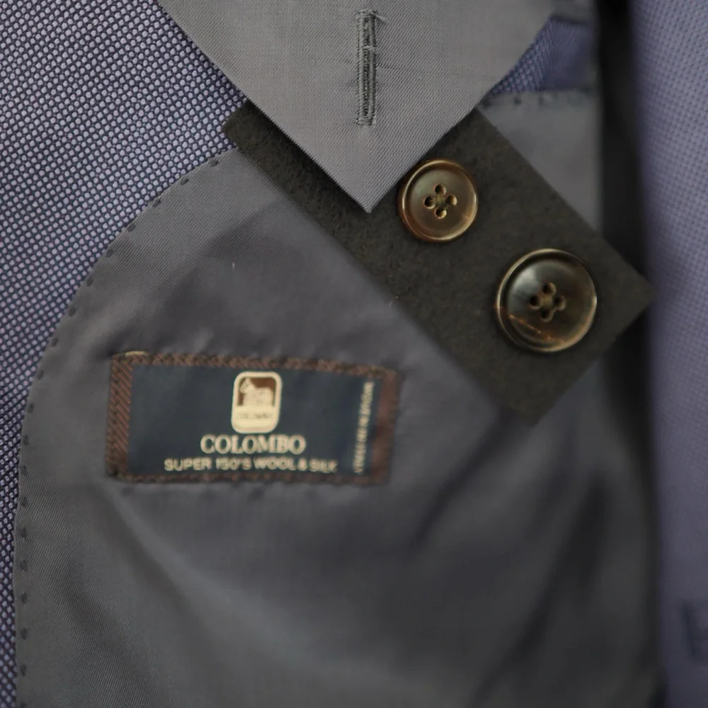 SuitSupply x Jort 3-Piece Blue Wool Suit - Picture 5 of 11